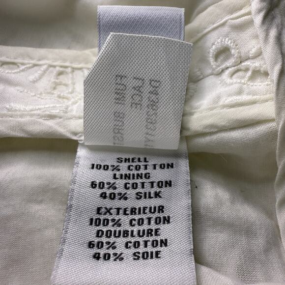 Diane Von Furstenberg Eyelet Embroidered Sheath Mini Dress Size 0 Pockets Luxury - Picture 11 of 11